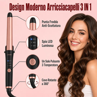 CurlMaster Set Arricciacapelli Professionale 6 in 1