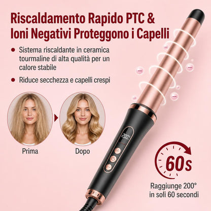 CurlMaster Set Arricciacapelli Professionale 6 in 1