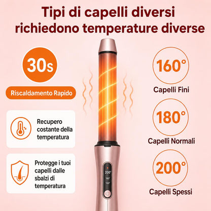 CurlMaster Set Arricciacapelli Professionale 6 in 1